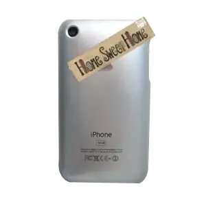 iPhone 3G 3GS HARD BACK CASE COVER SKIN Metallic SILVER