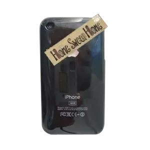 Black iphone 3g 3gs Hard Back Case Cover In Black
