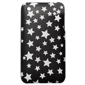 BLACK STAR SiLiCONE CASE COVERs SKiN for iPhone 3G 3GS