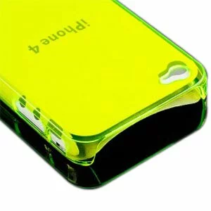 Colorful Translucent Frosted Hard Plastic 4G-Yellow Back Cover
