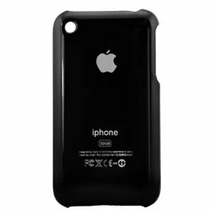 Hard Case Skin iPhone Back Cover For iPhone 3G (BLACK)