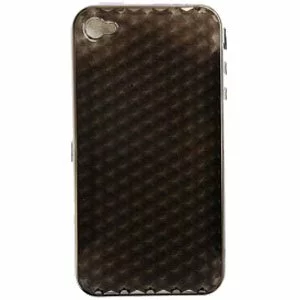 Transparent iPhone 4G Glue Silicone Case Skin Color: BLACK