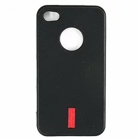 Soft Transparent iPhone 4G Back Case Silicone Cover Color: BLACK