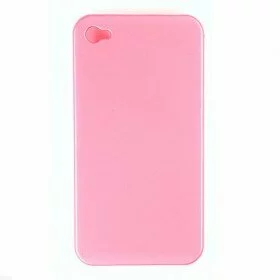 HARD PLASTIC SKIN CASE COVER FOR IPHONE 4G COLOR: LIGHT PINK