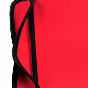 Apple iPad Exclusive Flip Lycra Cover Color: RED