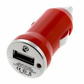Mini USB Interfaced Car Charger Adapter [RED]