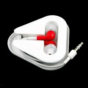 iphone earphones E02 with Stereo Earbud Color: Red
