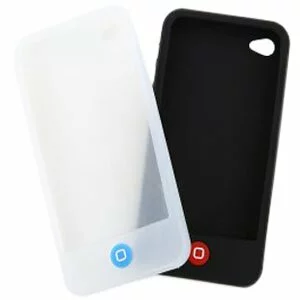 Black & White Dual Protecting Soft Case Covers For Apple iPhone